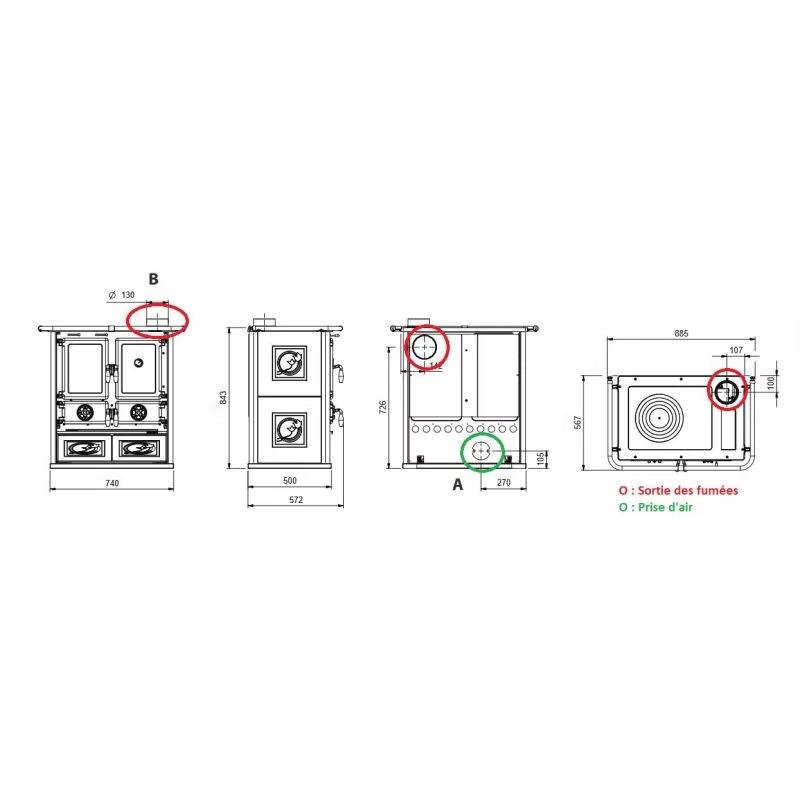 La Nordica Rosetta 5.0 Ceramica Liberty – 7,9 kW – Bild 6