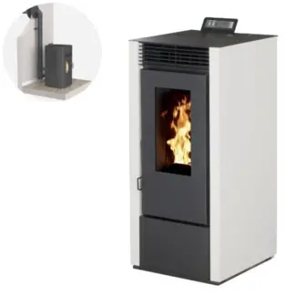 Bioecotermo MARINA 14 kW – kanalisierbarer Pelletofen