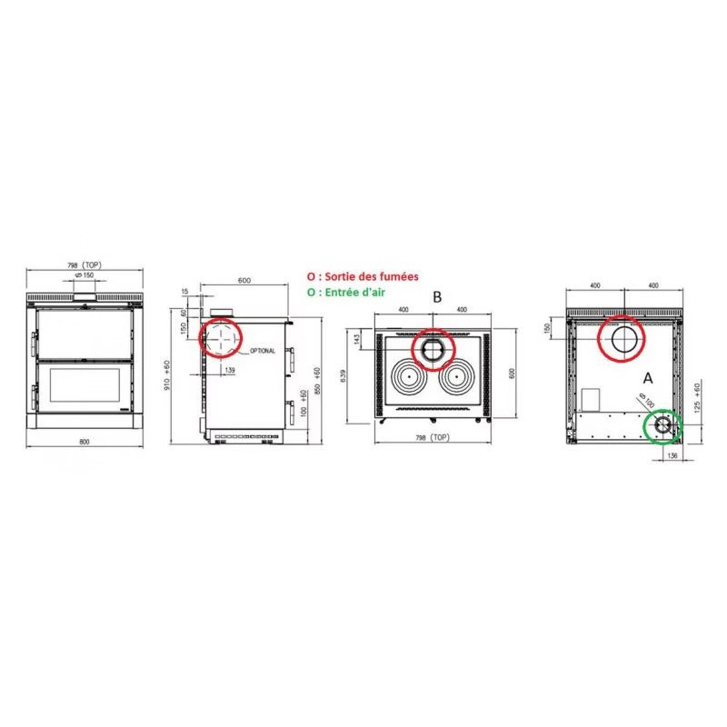 La Nordica Verona XXL Majolika – 7 kW – Bild 4